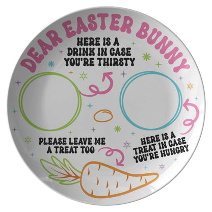 Kate McEnroe New York Easter Bunny Treat Plate, Easter Gifts for Kids, Easter Basket Stuffers Plates