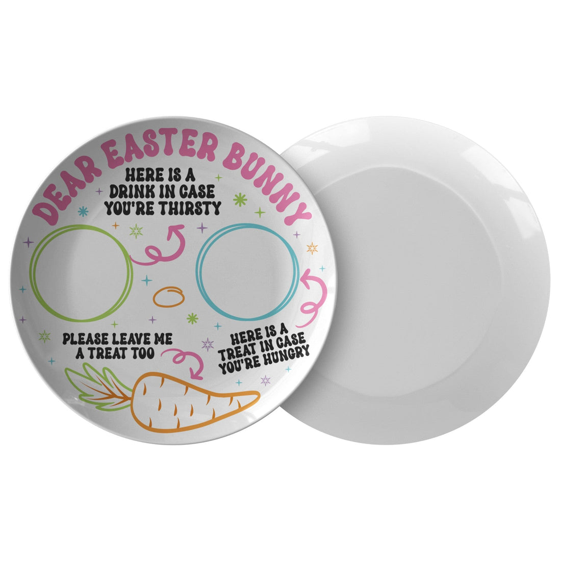 Kate McEnroe New York Easter Bunny Treat Plate, Easter Gifts for Kids, Easter Basket StuffersPlatesP21 - EAS - BUN - 1