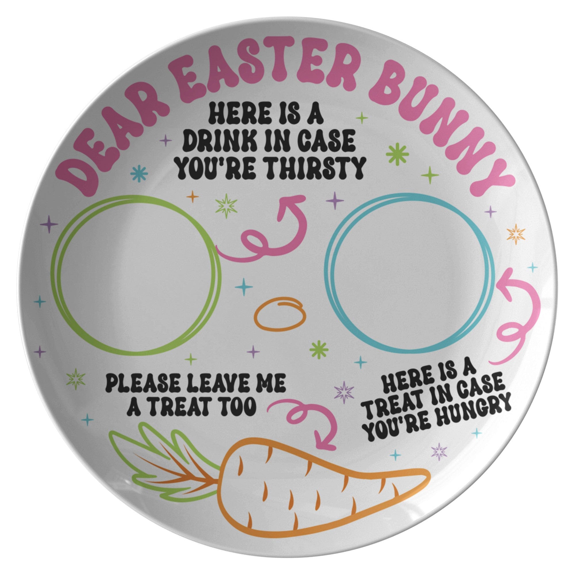 Kate McEnroe New York Easter Bunny Treat Plate, Easter Gifts for Kids, Easter Basket StuffersPlatesP21 - EAS - BUN - 1