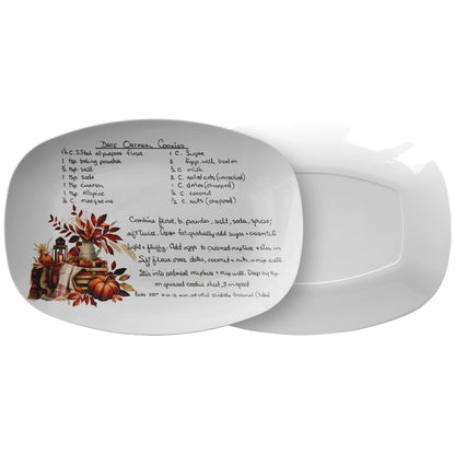 Kate McEnroe New York Fall Farmhouse Handwritten Recipe PlatterServing PlattersPP1 - FLL - SCN - 1