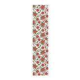 Kate McEnroe New York Farmhouse Poinsettia Christmas Floral Table RunnerTable Runners49272438048298413999