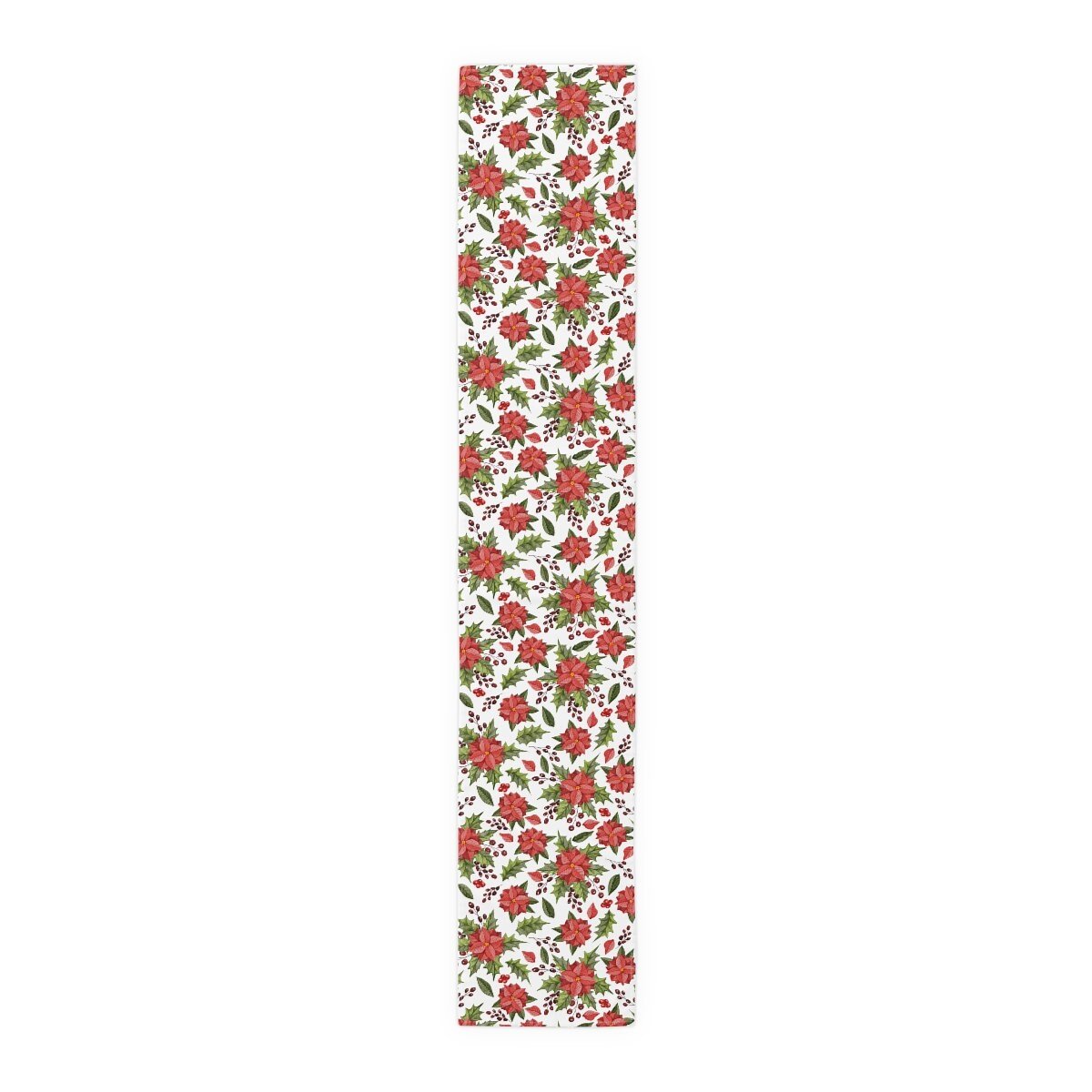 Kate McEnroe New York Farmhouse Poinsettia Christmas Floral Table RunnerTable Runners49272438048298413999