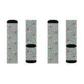 Kate McEnroe New York Festive Nutcracker Christmas Socks: Cozy Crew Length with Fleece Lining - Perfect for Men and Women, Holiday Gifts, Stocking StuffersSocks14461856421070495008