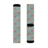 Kate McEnroe New York Festive Nutcracker Christmas Socks: Cozy Crew Length with Fleece Lining - Perfect for Men and Women, Holiday Gifts, Stocking StuffersSocks14461856421070495008