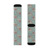 Kate McEnroe New York Festive Nutcracker Christmas Socks: Cozy Crew Length with Fleece Lining - Perfect for Men and Women, Holiday Gifts, Stocking StuffersSocks14461856421070495008