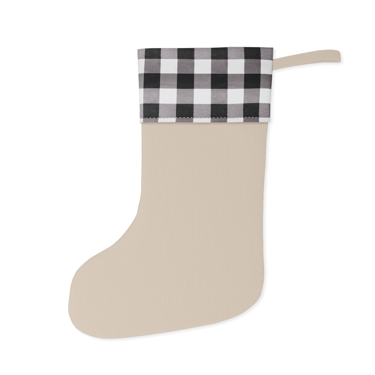 Kate McEnroe New York Festive Nutcracker Christmas Stocking: Plaid Top, Burlap Linen Boot, Spacious - Perfect Holiday Decor, Gift for KidsHoliday Stockings95850411104450938823