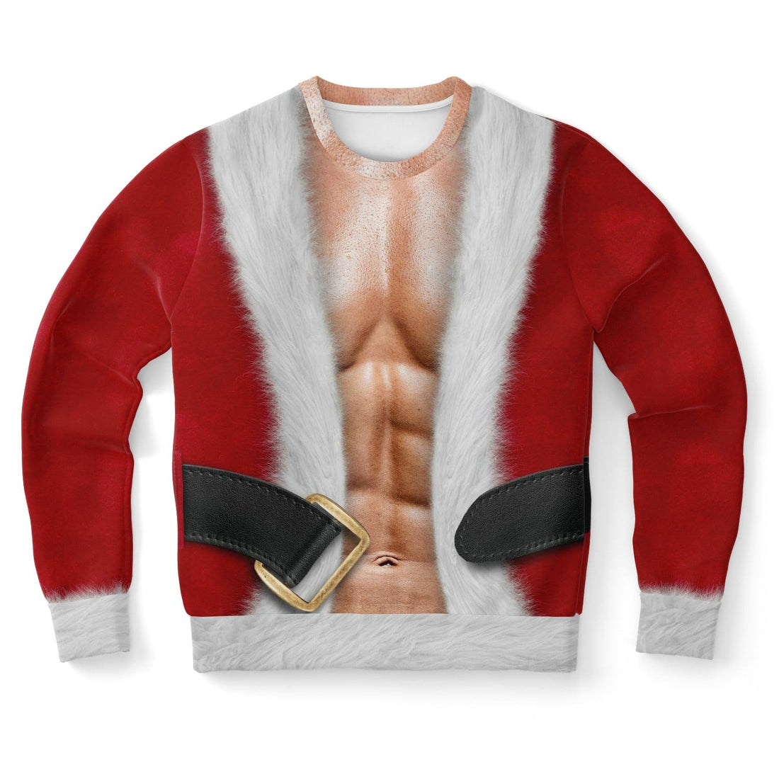 Kate McEnroe New York Fit Santa 2 Ugly Christmas SweatersSweatshirtSBSWF_D - F7QZK - XS