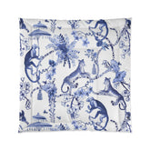 Kate McEnroe New York Floral Blue and White Chinoiserie Jungle Botanical Toile ComforterComforters18330995444455096379