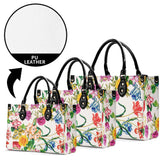 Kate McEnroe New York Floral Top Handle Handbag, Vintage Style Botanical SatchelHandbagsWJ25X9EW-1