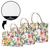 Kate McEnroe New York Floral Top Handle Handbag, Vintage Style Botanical SatchelHandbagsWJ25X9EW-1