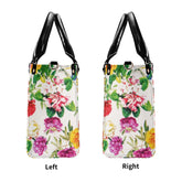 Kate McEnroe New York Floral Top Handle Handbag, Vintage Style Botanical SatchelHandbagsWJ25X9EW-1