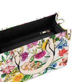 Kate McEnroe New York Floral Top Handle Handbag, Vintage Style Botanical SatchelHandbagsWJ25X9EW-1