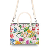 Kate McEnroe New York Floral Top Handle Handbag, Vintage Style Botanical SatchelHandbagsWJ25X9EW-1