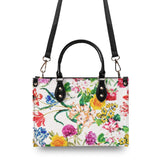Kate McEnroe New York Floral Top Handle Handbag, Vintage Style Botanical SatchelHandbagsWJ25X9EW-1