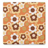 Kate McEnroe New York Flower Power Retro 70s Groovy Daisy Floral Drink Coaster SetCoasters7021