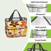 Kate McEnroe New York Flower Power Retro 70s Groovy Daisy Garden Tool Bag OrganizerGarden Tool Bagk7UWObHkGV