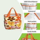 Kate McEnroe New York Flower Power Retro 70s Groovy Daisy Garden Tool Bag OrganizerGarden Tool BagtWgDUG8Q9q