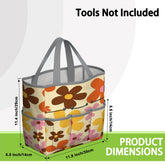 Kate McEnroe New York Flower Power Retro 70s Groovy Daisy Garden Tool Bag OrganizerGarden Tool BagtWgDUG8Q9q