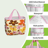 Kate McEnroe New York Flower Power Retro 70s Groovy Daisy Garden Tool Bag OrganizerGarden Tool BagtWgDUG8Q9q