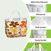 Kate McEnroe New York Flower Power Retro 70s Groovy Daisy Garden Tool Bag OrganizerGarden Tool BagtWgDUG8Q9q