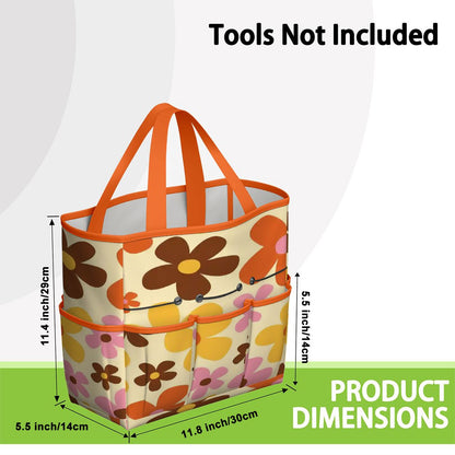 Kate McEnroe New York Flower Power Retro 70s Groovy Daisy Garden Tool Bag OrganizerGarden Tool BagtWgDUG8Q9q