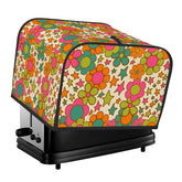 Kate McEnroe New York Flower Power Toaster Cover, Groovy Retro 70s Floral Kitchen DecorToaster Covers