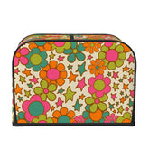 Kate McEnroe New York Flower Power Toaster Cover, Groovy Retro 70s Floral Kitchen DecorToaster Covers
