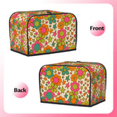 Kate McEnroe New York Flower Power Toaster Cover, Groovy Retro 70s Floral Kitchen DecorToaster Covers