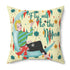 Kate McEnroe New York Fly Me to the Moon Mid Century Modern Throw Pillow, Retro Mod GirlThrow Pillows13686753882819817732