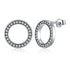 Kate McEnroe New York Forever Clear Luxury 925 Sterling Silver & Rose Gold Earrings Earrings PAS437 1031406-pas437
