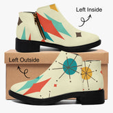 Kate McEnroe New York Franciscan Diamond Starburst Boots Mid Century Modern Ankle BootiesAnkle Boots018skuma_001