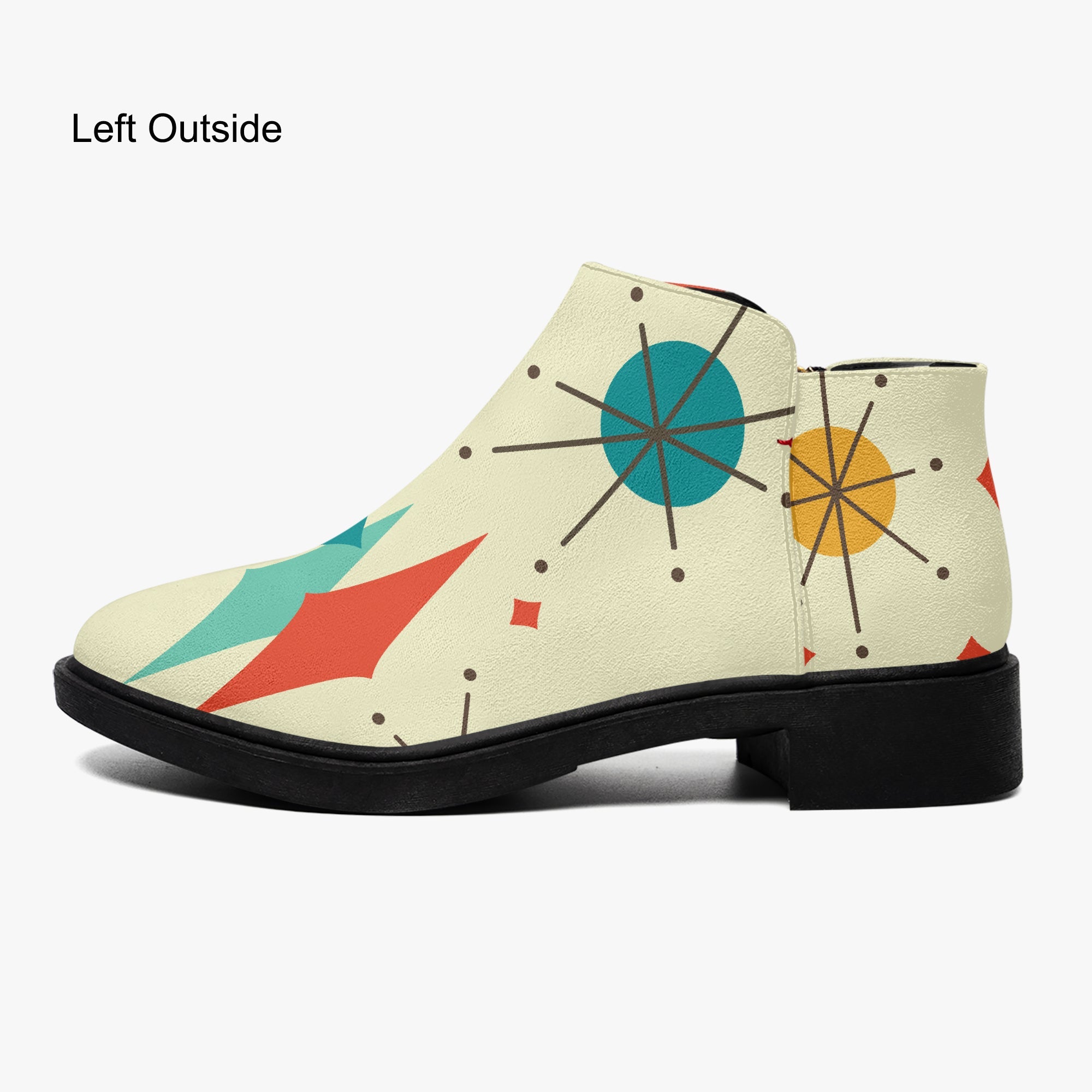 Kate McEnroe New York Franciscan Diamond Starburst Boots Mid Century Modern Ankle BootiesAnkle Boots018skuma_001