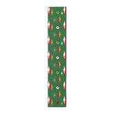 Kate McEnroe New York Franciscan Diamond Starburst Green Retro Christmas Table RunnerTable Runners17058767421112210769