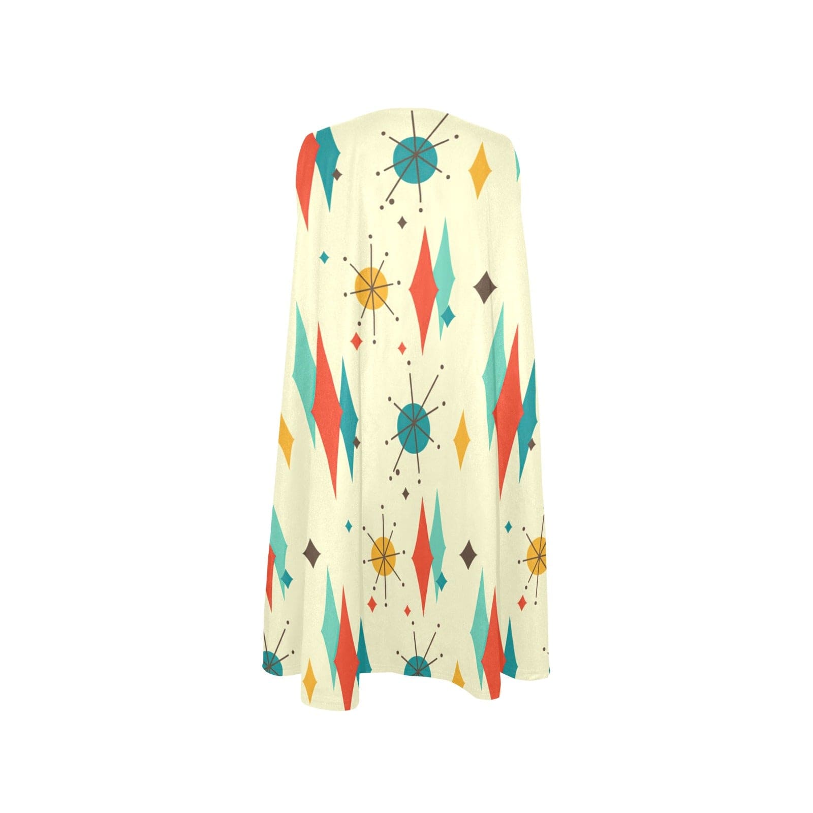 Kate McEnroe New York Franciscan Diamond Starburst Mid Century Modern Sleeveless Tank Dress with Pockets - 2681923DressesD2839903