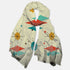 Kate McEnroe New York Franciscan Diamond Starburst Pashmina Scarf, Mid Century Modern ShawlScarves & WrapsPMA48.629605