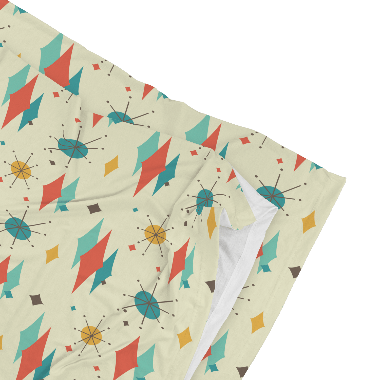 Kate McEnroe New York Franciscan Diamond Starburst Pillowcase, Mid Century Modern Retro BeddingPillowcases1250