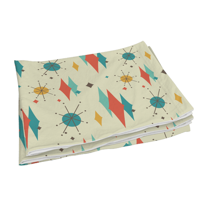 Kate McEnroe New York Franciscan Diamond Starburst Pillowcase, Mid Century Modern Retro BeddingPillowcases1250