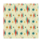 Kate McEnroe New York Franciscan Diamond Starburst Tablecloth, Mid Century Modern Retro Dining Table DecorTablecloths26937961108452805707