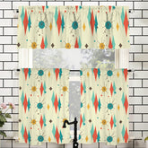 Kate McEnroe New York Franciscan Diamond Starburst Tier Valance Curtain SetValancesD3377563