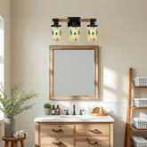 Kate McEnroe New York Franciscan Diamond Starburst Vanity Light, Mid Century Modern 50s Retro 3 - Light FixtureVanity Light FixturesJWloa5M8N3