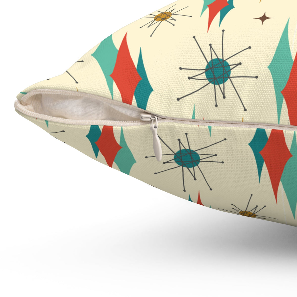 Kate McEnroe New York Franciscan Starburst 1950s Mid Century Modern Throw PillowThrow Pillows29824527016357634190
