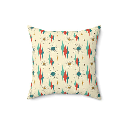 Kate McEnroe New York Franciscan Starburst 1950s Mid Century Modern Throw PillowThrow Pillows29824527016357634190