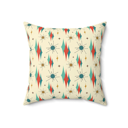 Kate McEnroe New York Franciscan Starburst 1950s Mid Century Modern Throw PillowThrow Pillows29824527016357634190