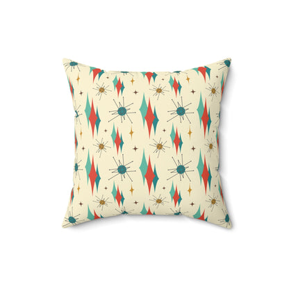 Kate McEnroe New York Franciscan Starburst 1950s Mid Century Modern Throw PillowThrow Pillows29824527016357634190