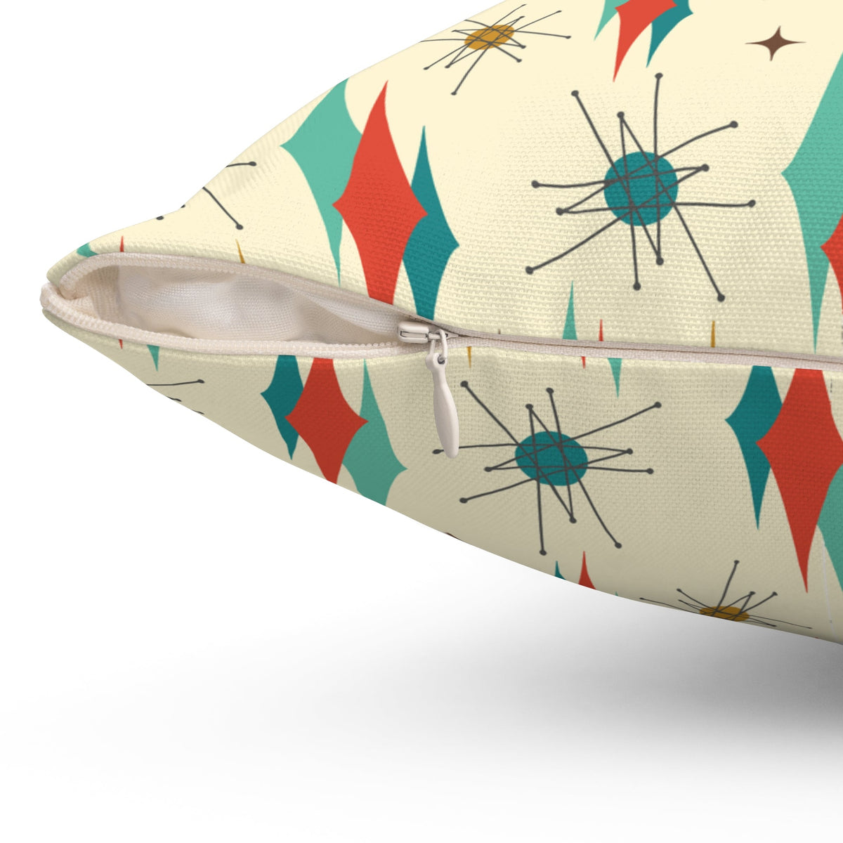 Kate McEnroe New York Franciscan Starburst 1950s Mid Century Modern Throw PillowThrow Pillows29824527016357634190