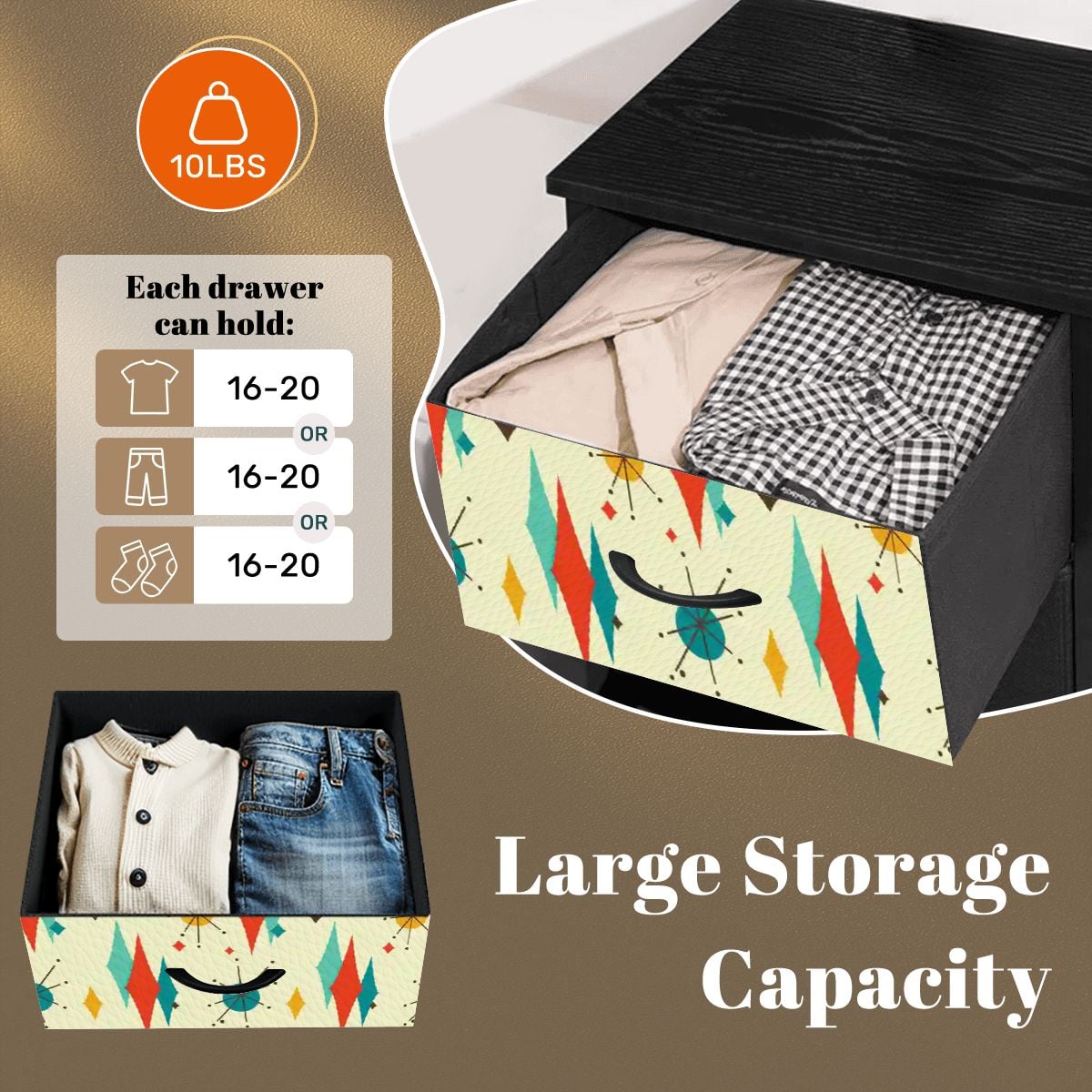 Kate McEnroe New York Franciscan Starburst 50s Mid Century Modern 4 Drawer DresserDressersOssXIohUsT