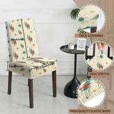 Kate McEnroe New York Franciscan Starburst 50s Mid Century Modern Chair SlipcoverChair SlipcoversD3467426