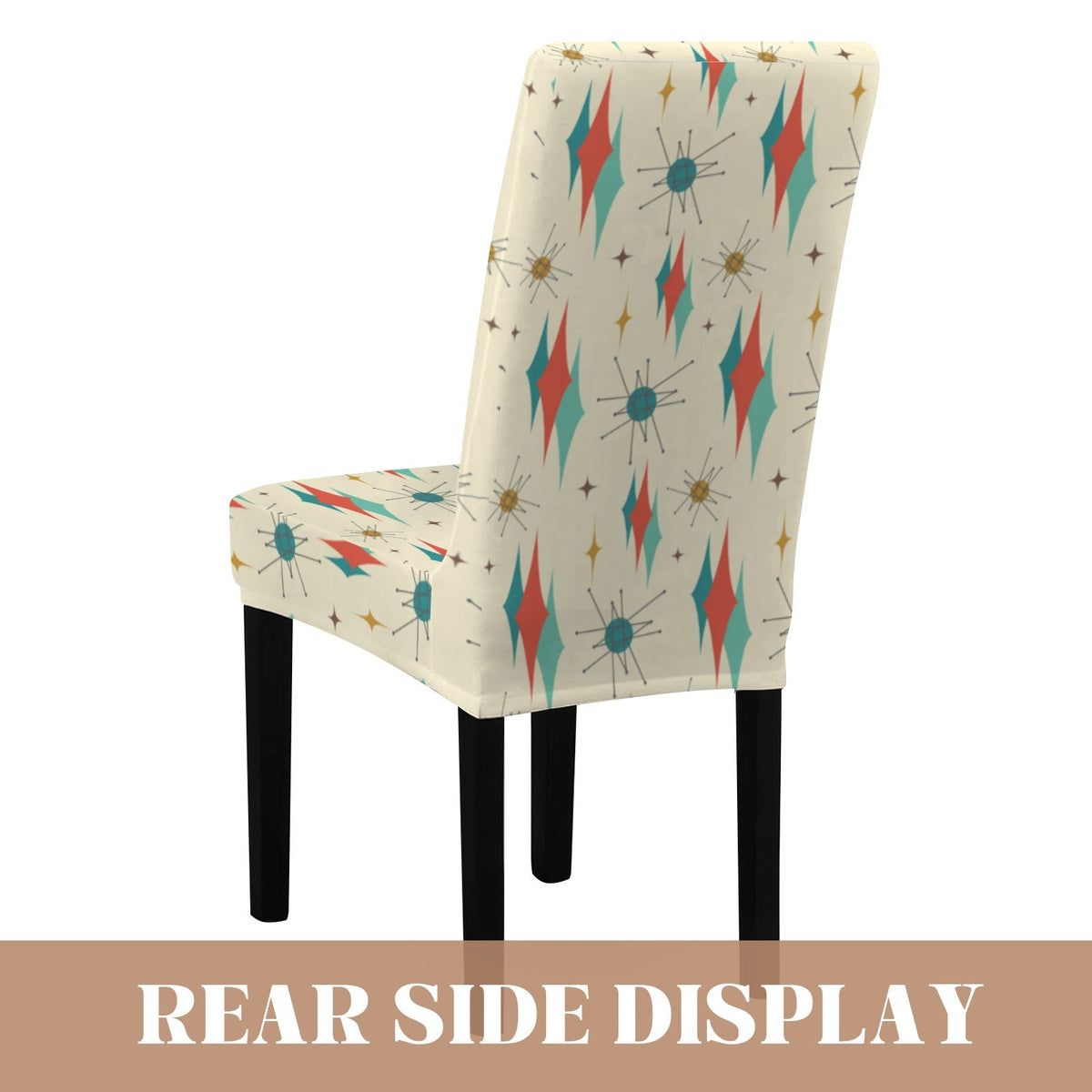 Kate McEnroe New York Franciscan Starburst 50s Mid Century Modern Chair SlipcoverChair SlipcoversD3467426