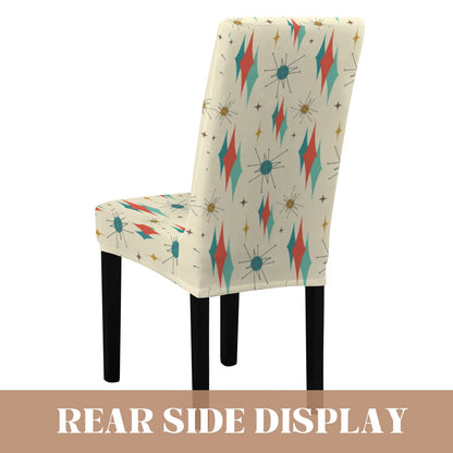 Kate McEnroe New York Franciscan Starburst 50s Mid Century Modern Chair SlipcoverChair SlipcoversD3467426