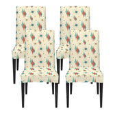 Kate McEnroe New York Franciscan Starburst 50s Mid Century Modern Chair SlipcoverChair SlipcoversD3467427